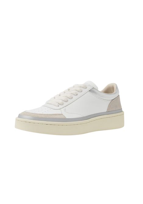 Ghoud Pads in pelle e suede con dettagli metallici GHOUD | PALWAR07BIANCO/ARGENTO