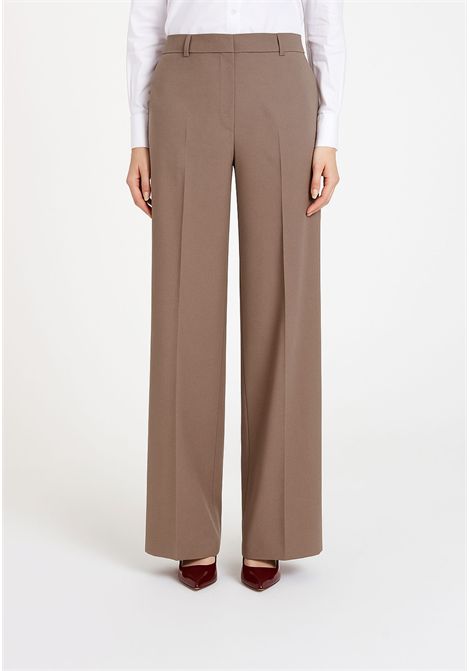 Pantaloni Donna iBlues  Twill Stretch Wide Leg iBlues | SURREY004