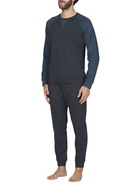 Completo girocollo in pregiato cotone supima, modello tuta JULIPET | JAL435103