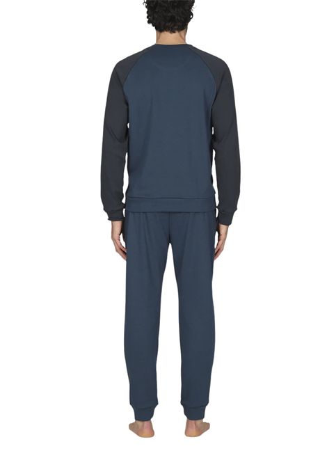 Completo girocollo in pregiato cotone supima, modello tuta JULIPET | JAL435103