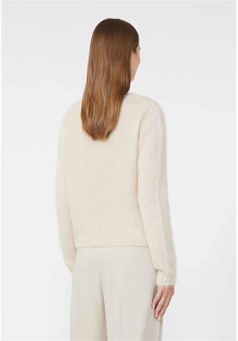 Maglia girocollo in filato di misto mohair Max Mara Studio | ACETO002