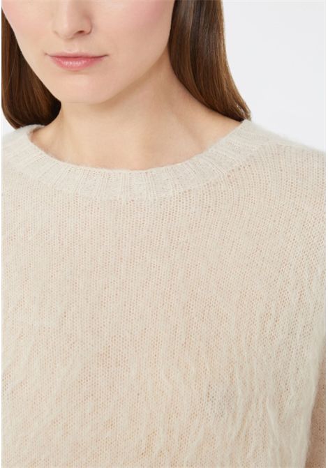 Maglia girocollo in filato di misto mohair Max Mara Studio | ACETO002