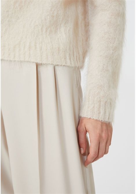 Maglia girocollo in filato di misto mohair Max Mara Studio | ACETO002