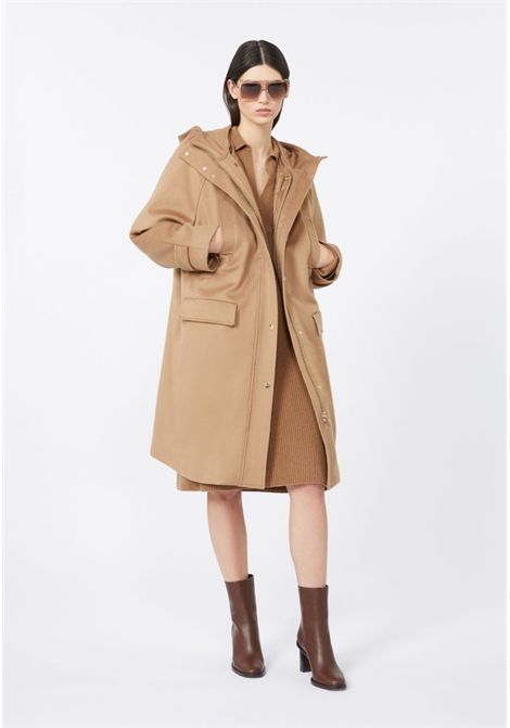 Parka lungo in drap di lana Max Mara Studio | ALCADE006