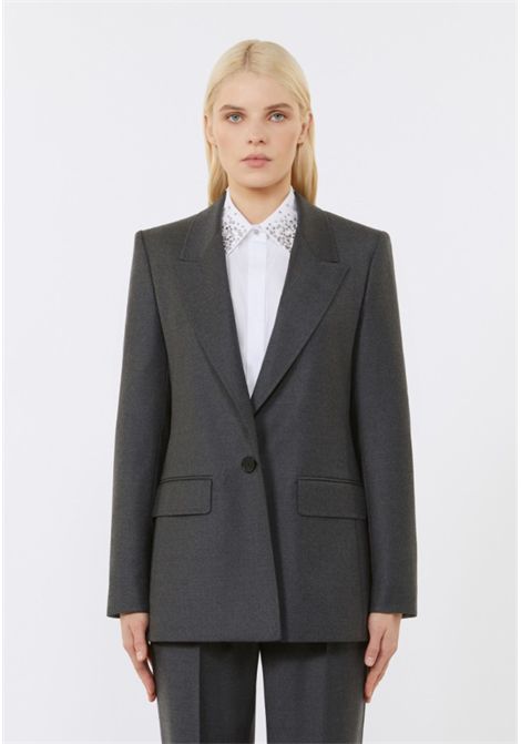 Blazer regular fit in flanella Max Mara Studio | BOLSENA003