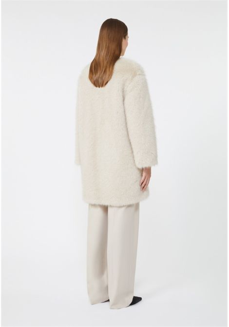 Cappotto in tessuto effetto faux fur Max Mara Studio | EROS002