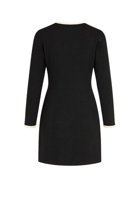 Abito maglia strutturato con profili a contrasto  MO&Co. MO&CO. | MBC4EIN011C11