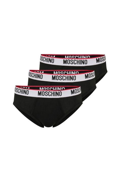Set di 3 Slip con Logo  Moschino Underwear Moschino | V11393 43000555