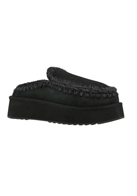 Sabot Eskimo Platform Nero Mou | 681004BKBK