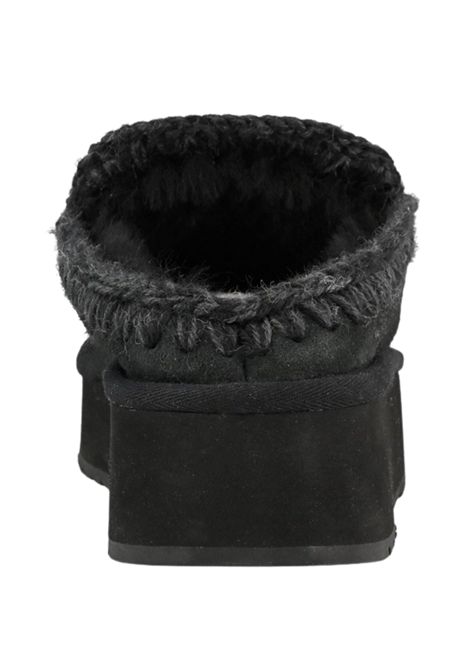 Sabot Eskimo Platform Nero Mou | 681004BKBK