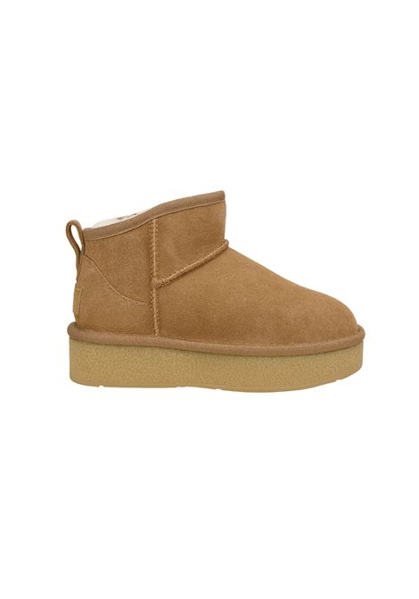 Stivaletto Invernale in Suede con Fodera Calda  Mr. BOOTS Mr. Boots | BTSCREPL3CHESTNUT