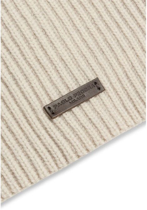 Sciarpa Girocollo in Lana Merino Panna Paolo Pecora | 3002 F0091342