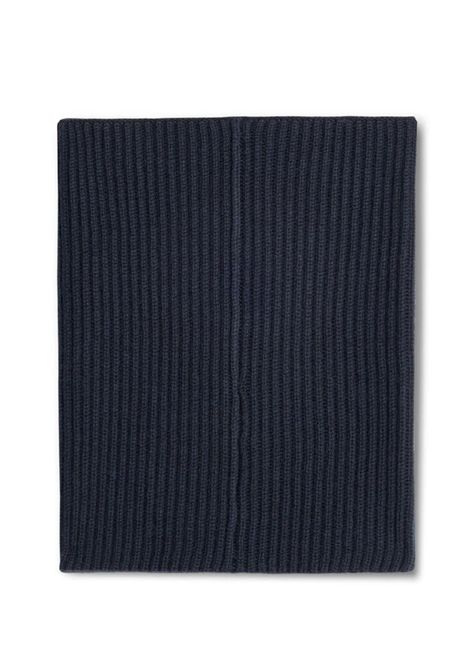 Sciarpa Girocollo in Lana Merino Blu Paolo Pecora | 3002 F0096462
