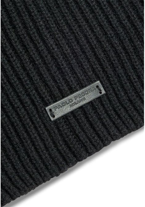 Sciarpa Girocollo in Lana Merino Nero Paolo Pecora | 3002 F0099000