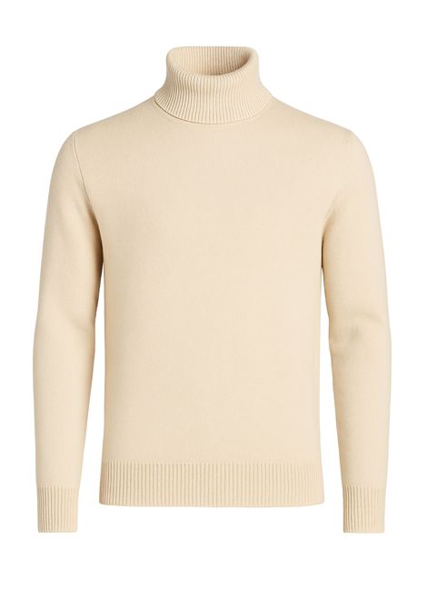 Paolo Pecora  Maglia con Doppio Collo Dolcevita in Lana Merinos Extrafine Paolo Pecora | A042 F0041102