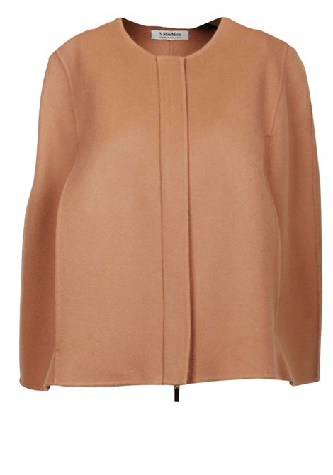 Cappa Helene Girocollo in Lana Vergine Cammello S'MaxMara | HELENE033