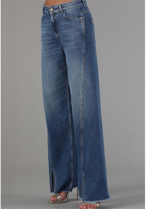 Simona Corsellini  Jeans palazzo a vita alta Simona Corsellini | CPPAT010527