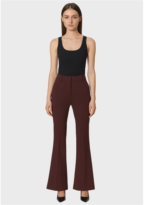 Pantalone flare in tessuto fluido SoAllure | D66012CSABA