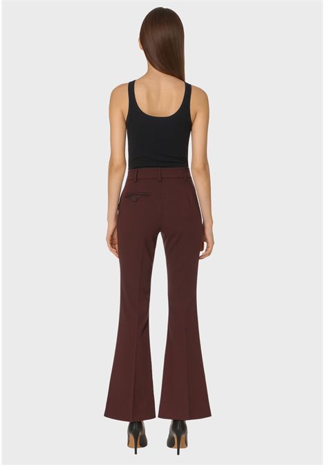 Pantalone flare in tessuto fluido SoAllure | D66012CSABA