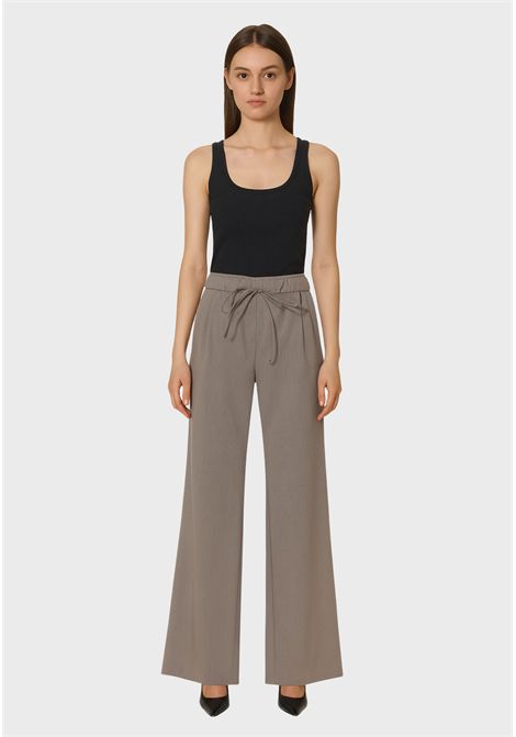 Pantalone doppio fascione in misto lana SoAllure | D66013CTAUP