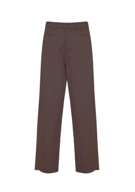 Pantalone Carrot Boys in misto lana e viscosa SoAllure | D66018CFOND