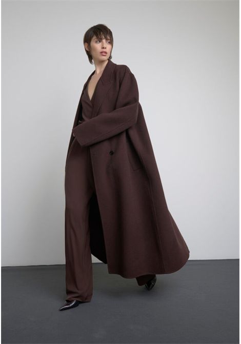 CAPPOTTO LUNGO DOPPIOPETTO IN LANA SoAllure | W33055CFOND