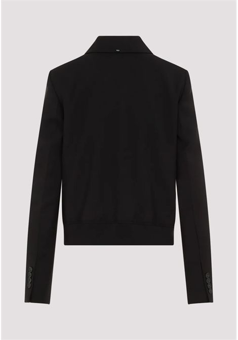 Sportmax  Giacca bomber Plava in lana vergine nera Sportmax | PLAVA004