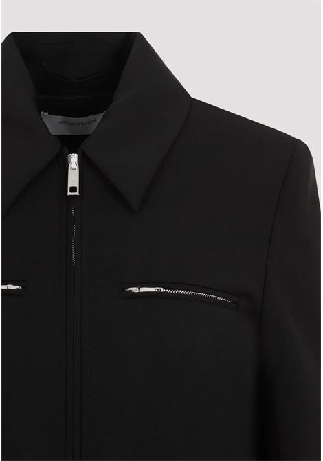 Sportmax  Giacca bomber Plava in lana vergine nera Sportmax | PLAVA004