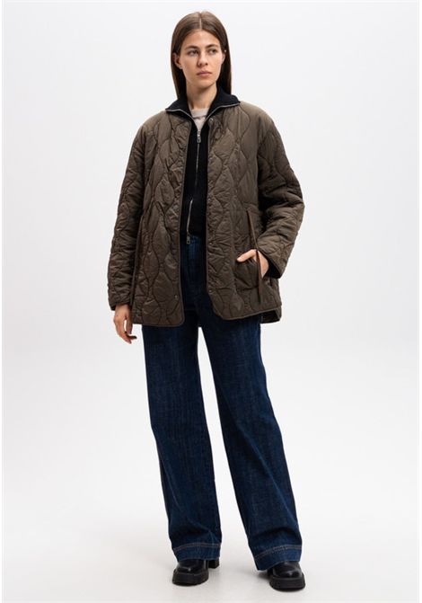 Sportmax  Cardigan corto in lana e cashmere con zip Sportmax | SVAGO5