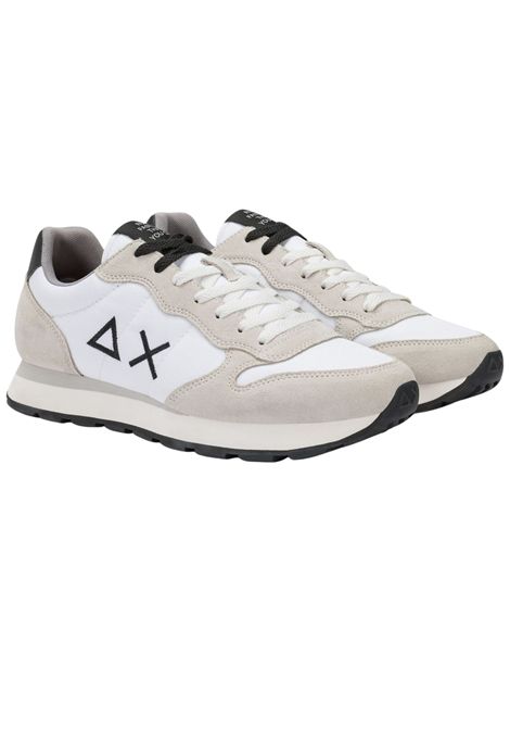 Sneaker Tom in nylon e suede bianco SUN68 | Z4510101