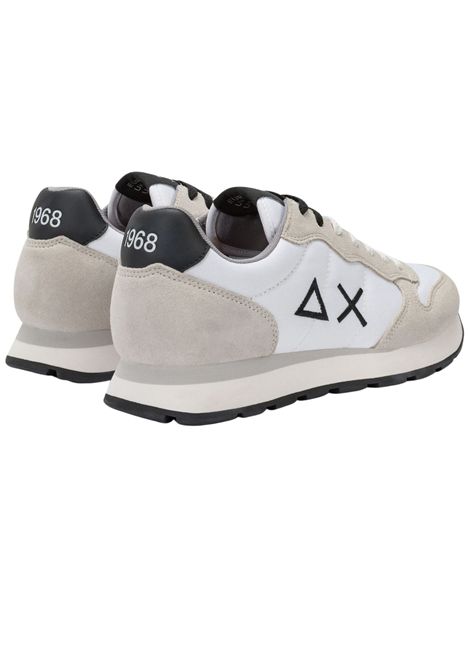 Sneaker Tom in nylon e suede bianco SUN68 | Z4510101