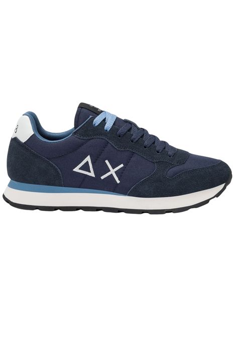 Sneaker Tom in nylon e suede navy blue SUN68 | Z4510107