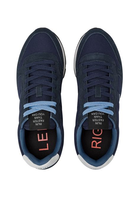 Sneaker Tom in nylon e suede navy blue SUN68 | Z4510107