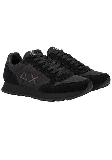 Sneaker Tom in nylon e suede nero/grigio scuro SUN68 | Z451011147