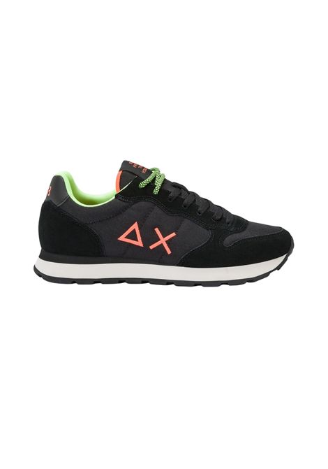 Sneaker Tom con Logo Fluo Nero SUN68 | Z4510211