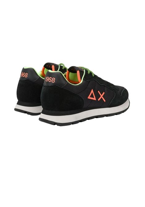 Sneaker Tom con Logo Fluo Nero SUN68 | Z4510211