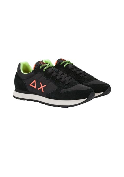 Sneaker Tom con Logo Fluo Nero SUN68 | Z4510211
