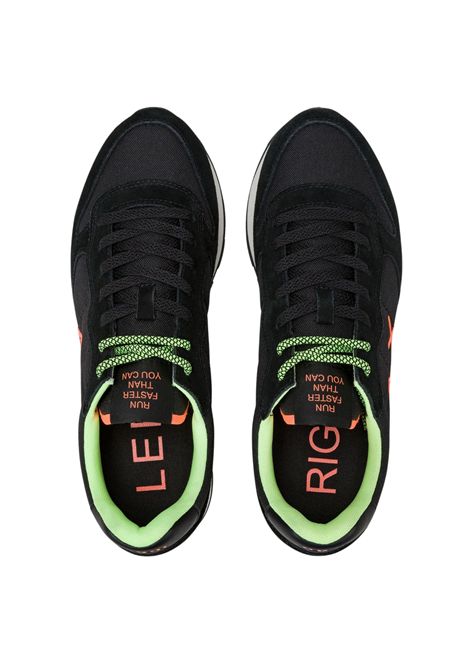 Sneaker Tom con Logo Fluo Nero SUN68 | Z4510211