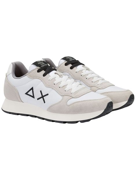 Sneaker Tom in pelle e suede bianco SUN68 | Z4510301