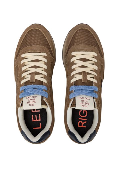 Sneaker Tom Vintage in nylon e suede volpe SUN68 | Z4510593