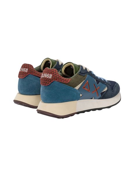 Sneaker Jaki Winter in nylon e suede navy blue SUN68 | Z4511707