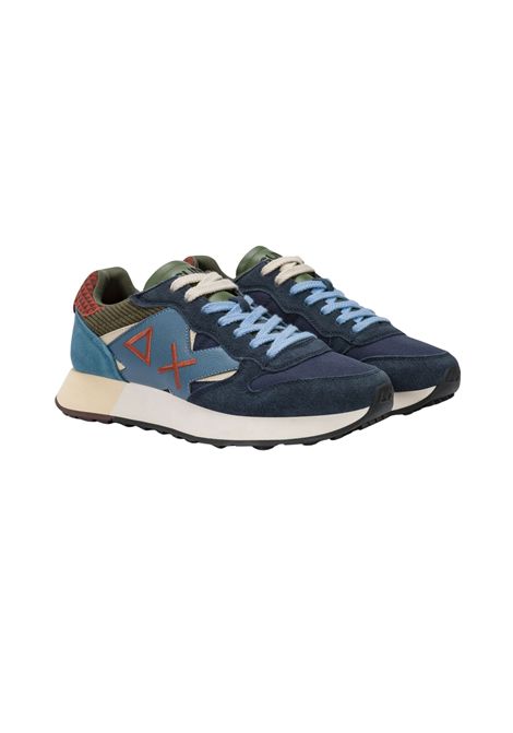 Sneaker Jaki Winter in nylon e suede navy blue SUN68 | Z4511707