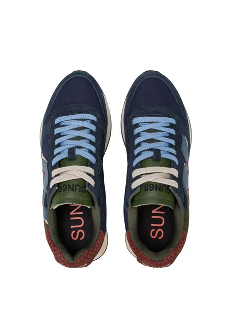 Sneaker Jaki Winter in nylon e suede navy blue SUN68 | Z4511707