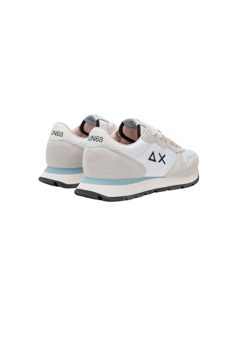 Sneaker Ally Solid in nylon e suede bianco SUN68 | Z4520101