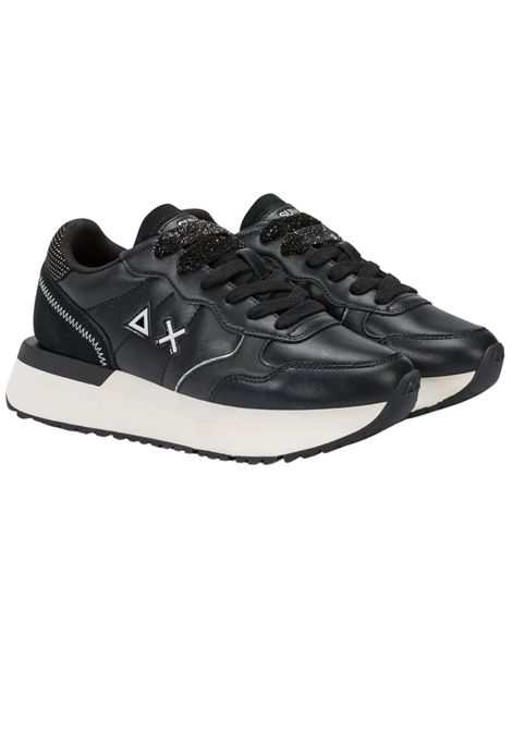 Sneaker Big Ally in similpelle e suede nero SUN68 | Z4521111