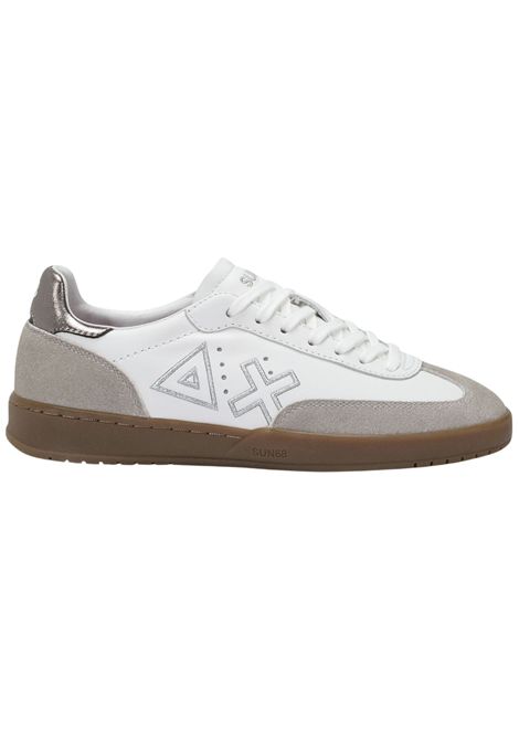 Sneaker California Sun in pelle e suede bianco SUN68 | Z4524201