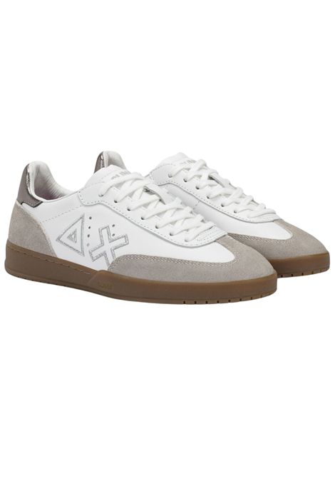 Sneaker California Sun in pelle e suede bianco SUN68 | Z4524201