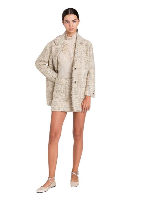Twinset Maglia dolcevita in maglia a coste con borchie TWINSET | 252AP305412701