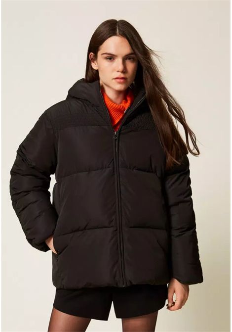Puffer jacket Actitude con cappuccio TWINSET | 252AT217000006