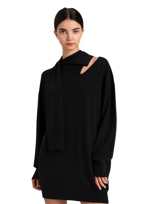 Abito maglia con dettaglio foulard TWINSET | 252AT310000006